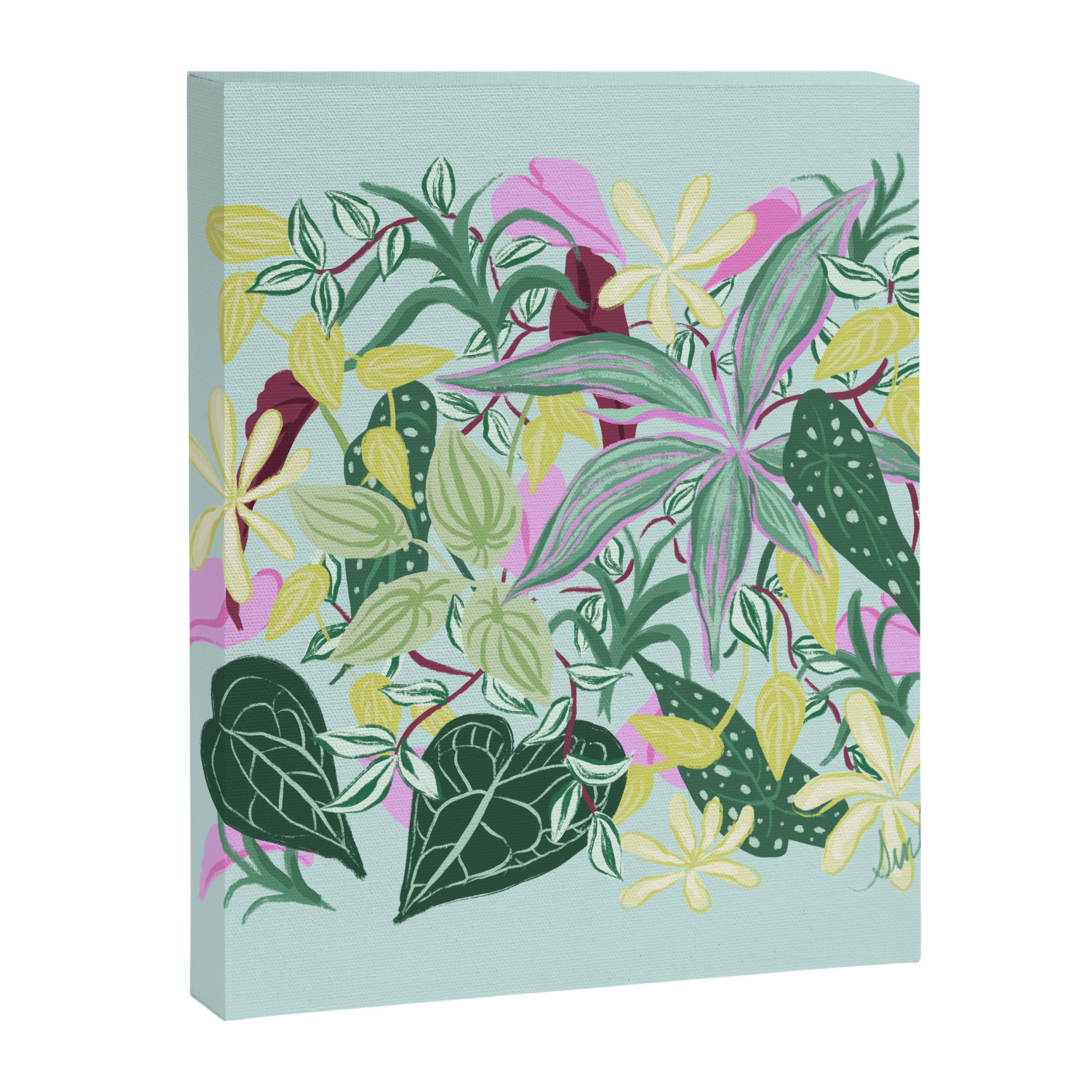 Crowded Houseplants Canvas Print Gallery Image 8
