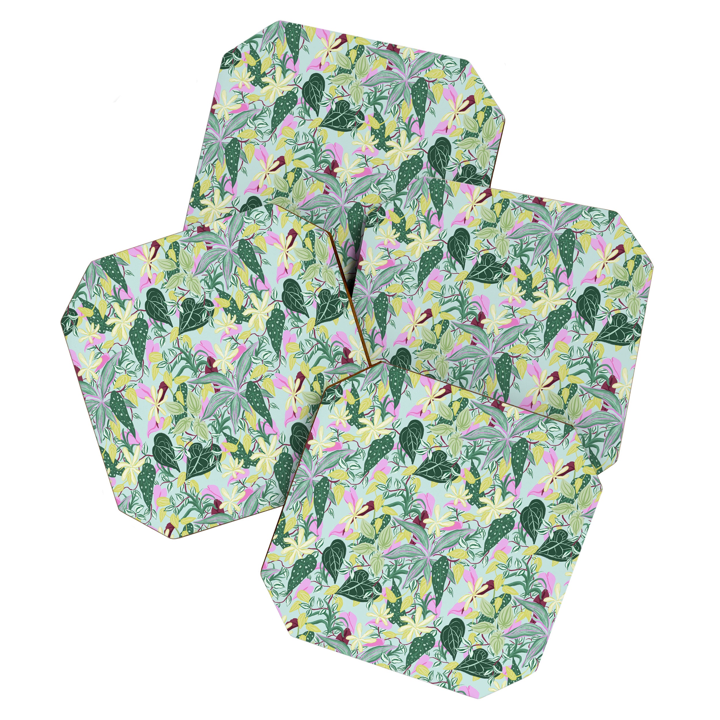 Crowded Houseplants Coaster Gallery Image 1