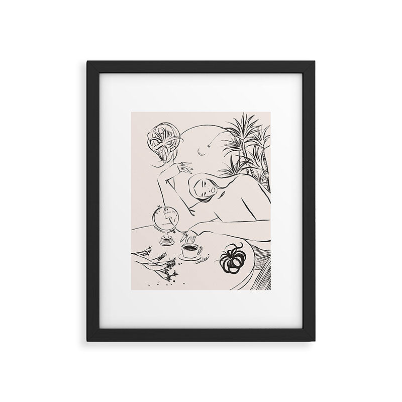 Dreamer lines Framed Art Print Gallery Image 5