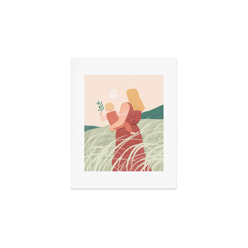 Field Stroll (Blond) Art Print Gallery Image 1