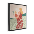 Field Stroll (Blond) Framed Canvas Print Gallery Image 2
