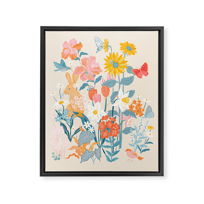 Flora & Fauna Framed Canvas Print Gallery Image 1