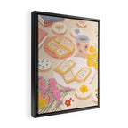 Floral Cookies  Framed Canvas Print Gallery Image 2