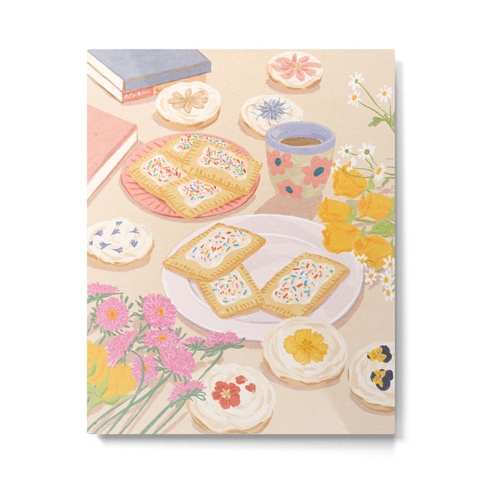 Floral Cookies  Metal Print Gallery Image 1