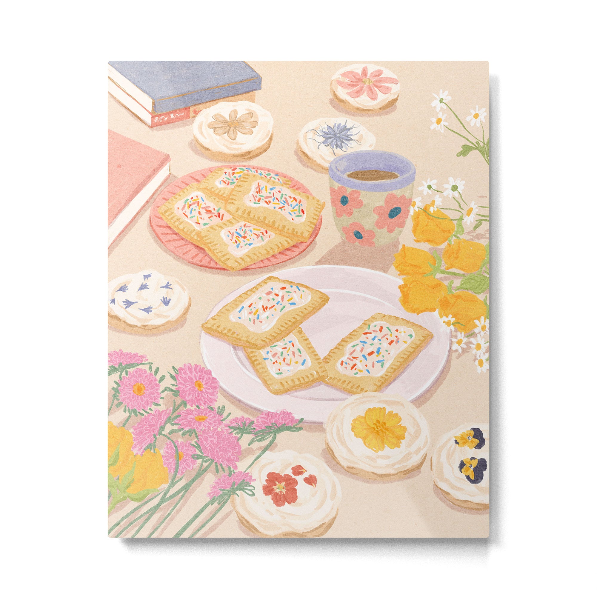 Floral Cookies  Metal Print Gallery Image 4