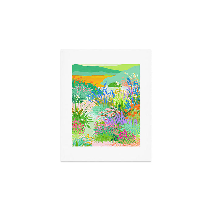 Flower Garden Art Print Gallery Image 1