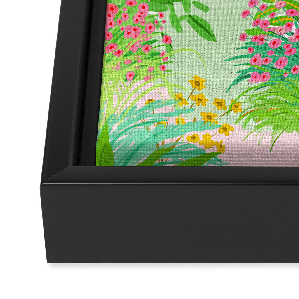Flower Garden Framed Canvas Print Gallery Image 3
