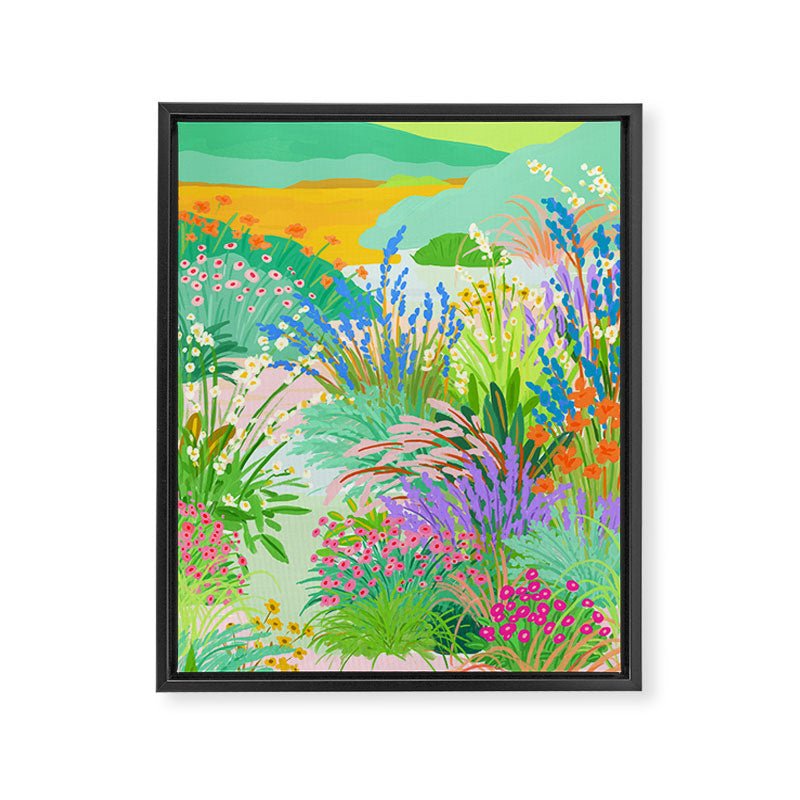 Flower Garden Framed Canvas Print Gallery Image 6