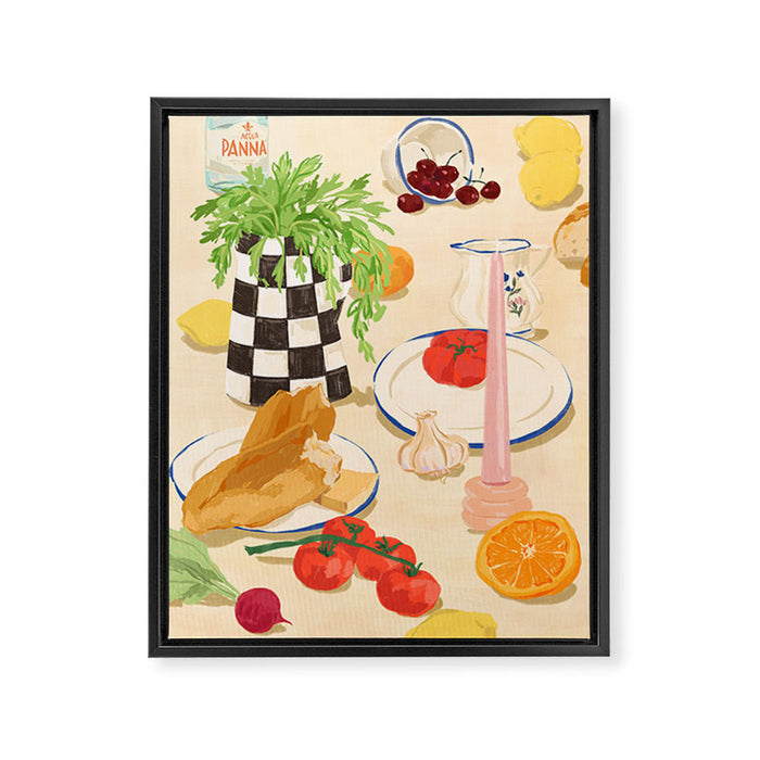 Fresh Brunch Framed Canvas Print Gallery Image 1