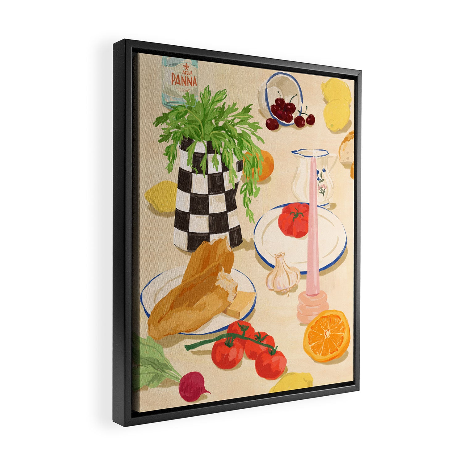 Fresh Brunch Framed Canvas Print Gallery Image 2
