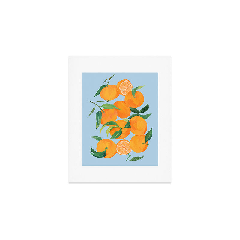 Fresh Tangerine Art Print Gallery Image 1