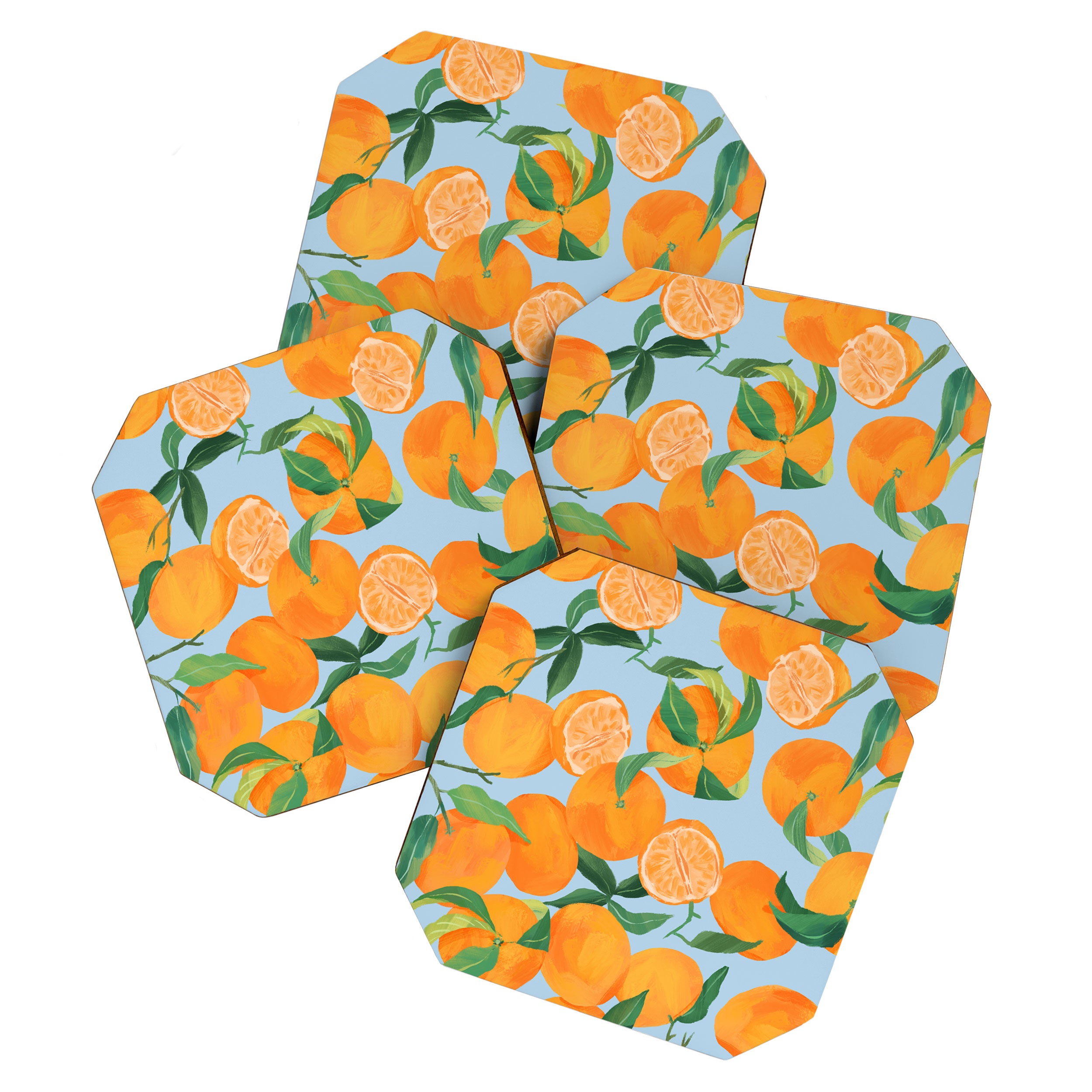 Fresh Tangerine Coaster Gallery Image 1