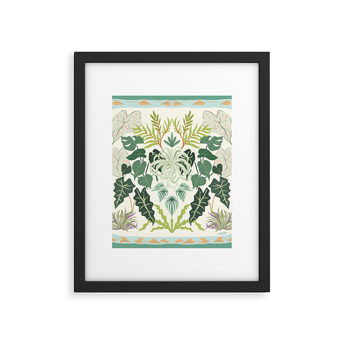 Greenery Garden Framed Art Print Gallery Image 1