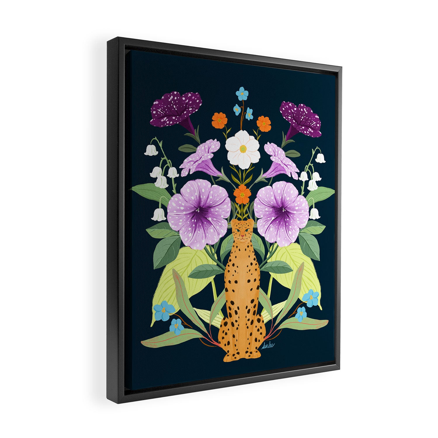 Harmony Garden Framed Canvas Print Gallery Image 2