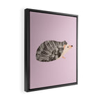Hedgehog Rose Pink Framed Canvas Print Gallery Image 2