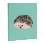 Hedgehog Turquoise Canvas Print Gallery Image 8