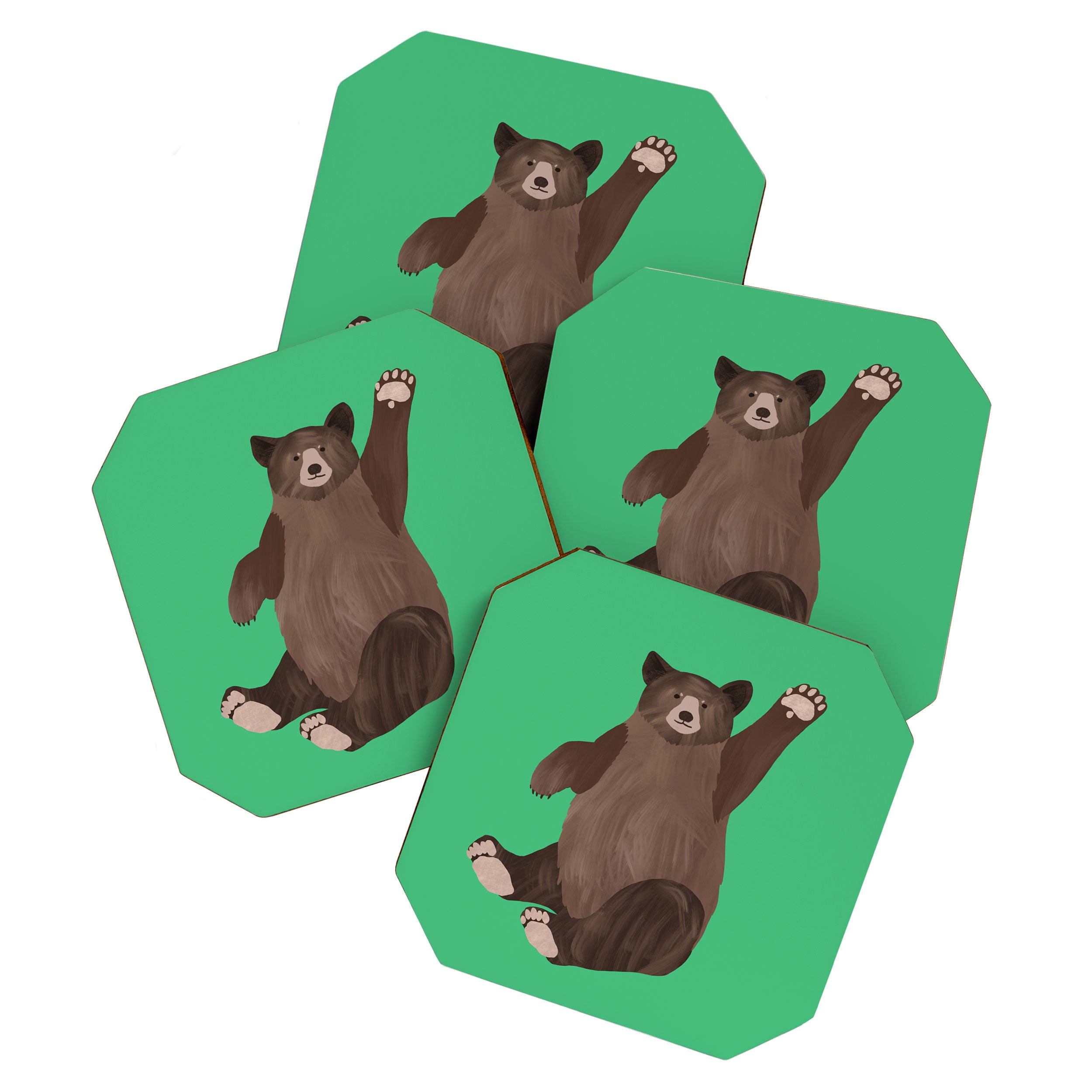 Hello Bear Coaster Gallery Image 1