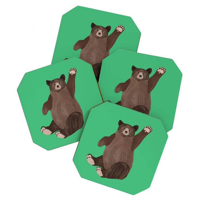 Hello Bear Coaster Gallery Image 1