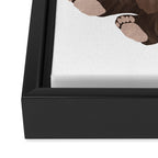 Hello Bear Framed Canvas Print Gallery Image 3