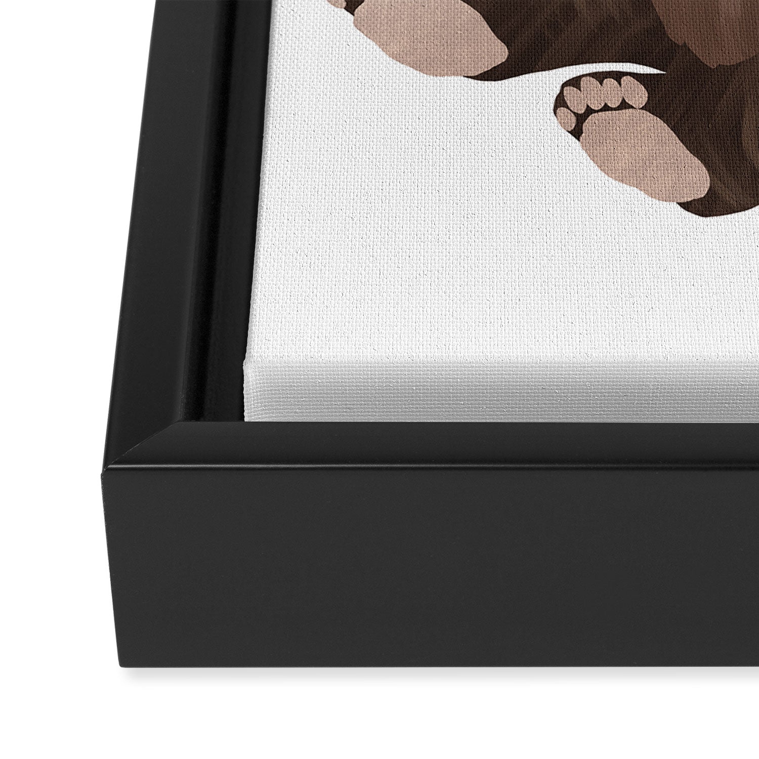 Hello Bear Framed Canvas Print Gallery Image 3