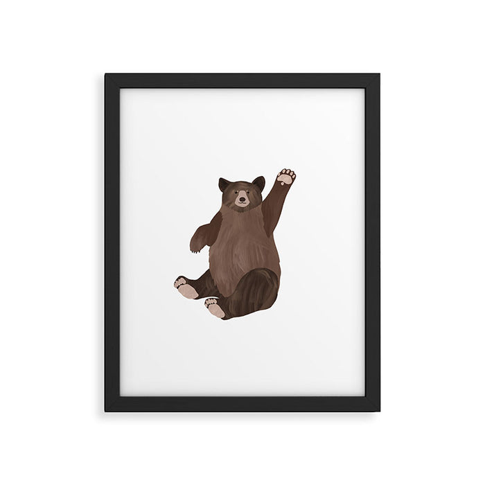 Hello Bear Framed Art Print Gallery Image 1