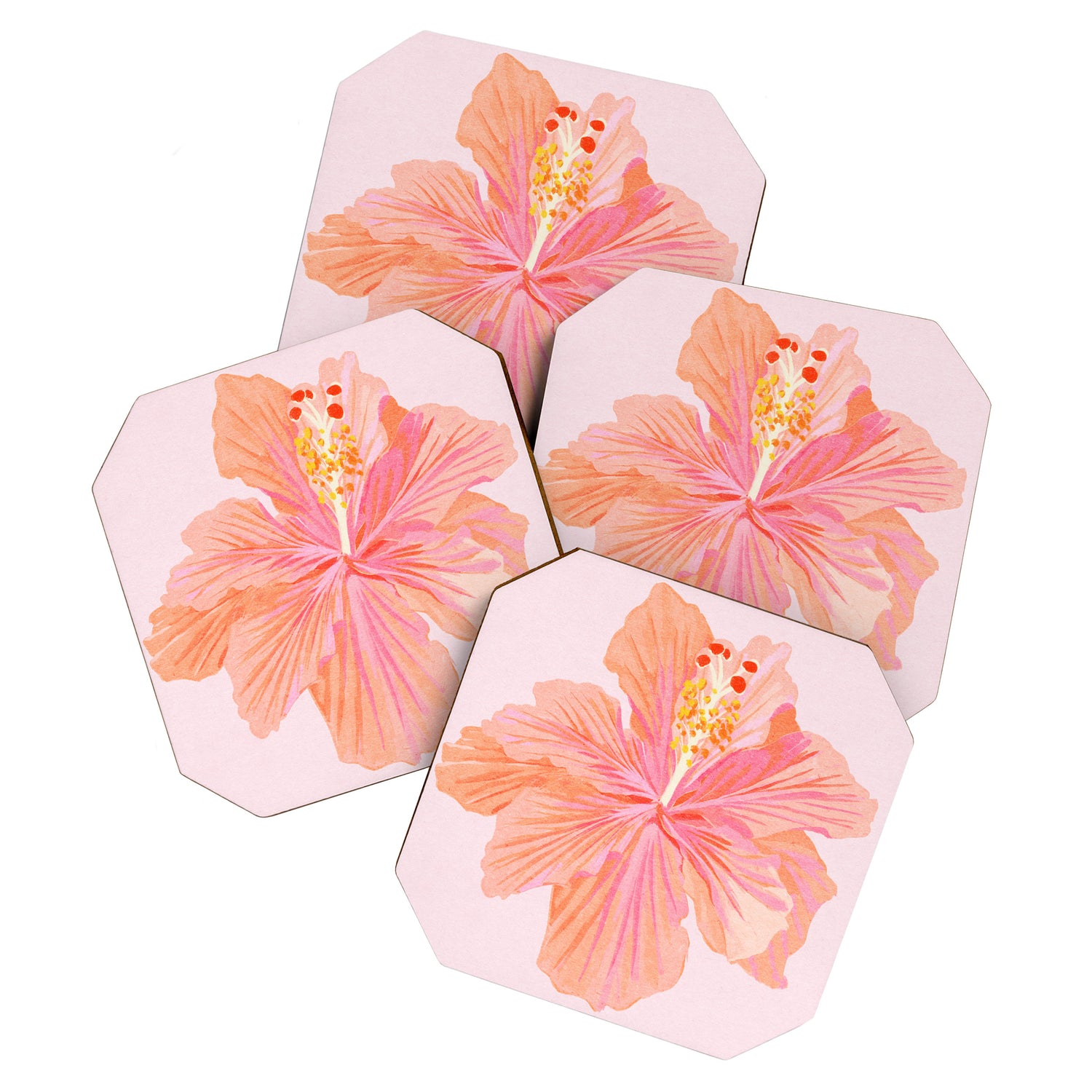 Hibiscus Flower Coaster Gallery Image 1