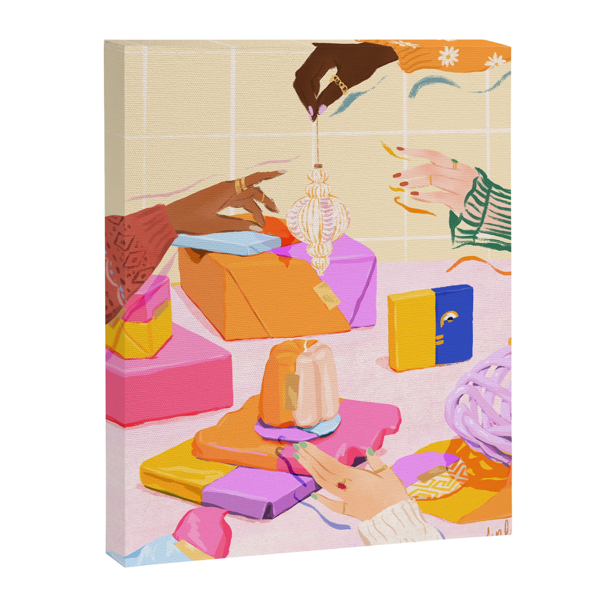 Holiday Preparation Canvas Print Gallery Image 6