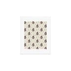 Koala and Eucalyptus Pattern Art Print Gallery Image 1