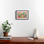 Leopard in Succulent Garden Framed Art Print Gallery Image 2