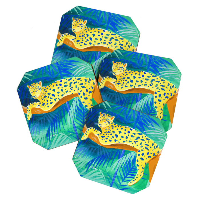 Leopard on Tree Coaster Gallery Image 1