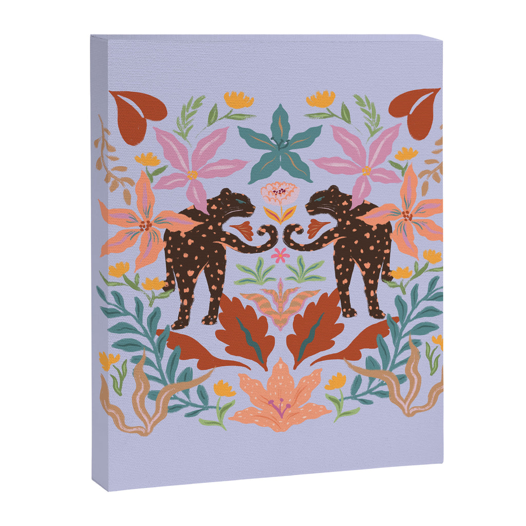 Lilac Whimsical Garden  Canvas Print Gallery Image 8