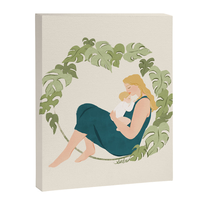 Maternal Bond (Blond) Canvas Print Gallery Image 1