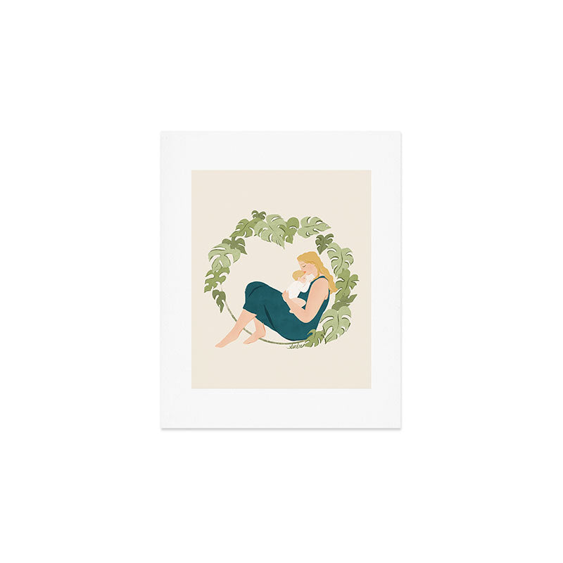 Maternal Bond (Blond) Art Print Gallery Image 1