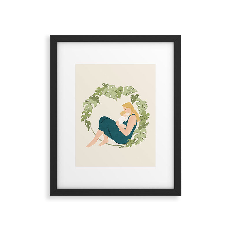 Maternal Bond (Blond) Framed Art Print Gallery Image 6