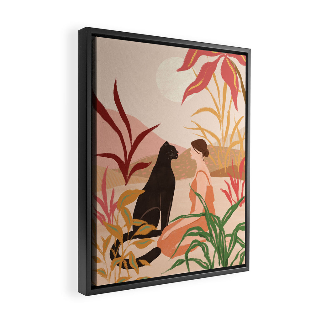 Meditation Framed Canvas Print Gallery Image 2