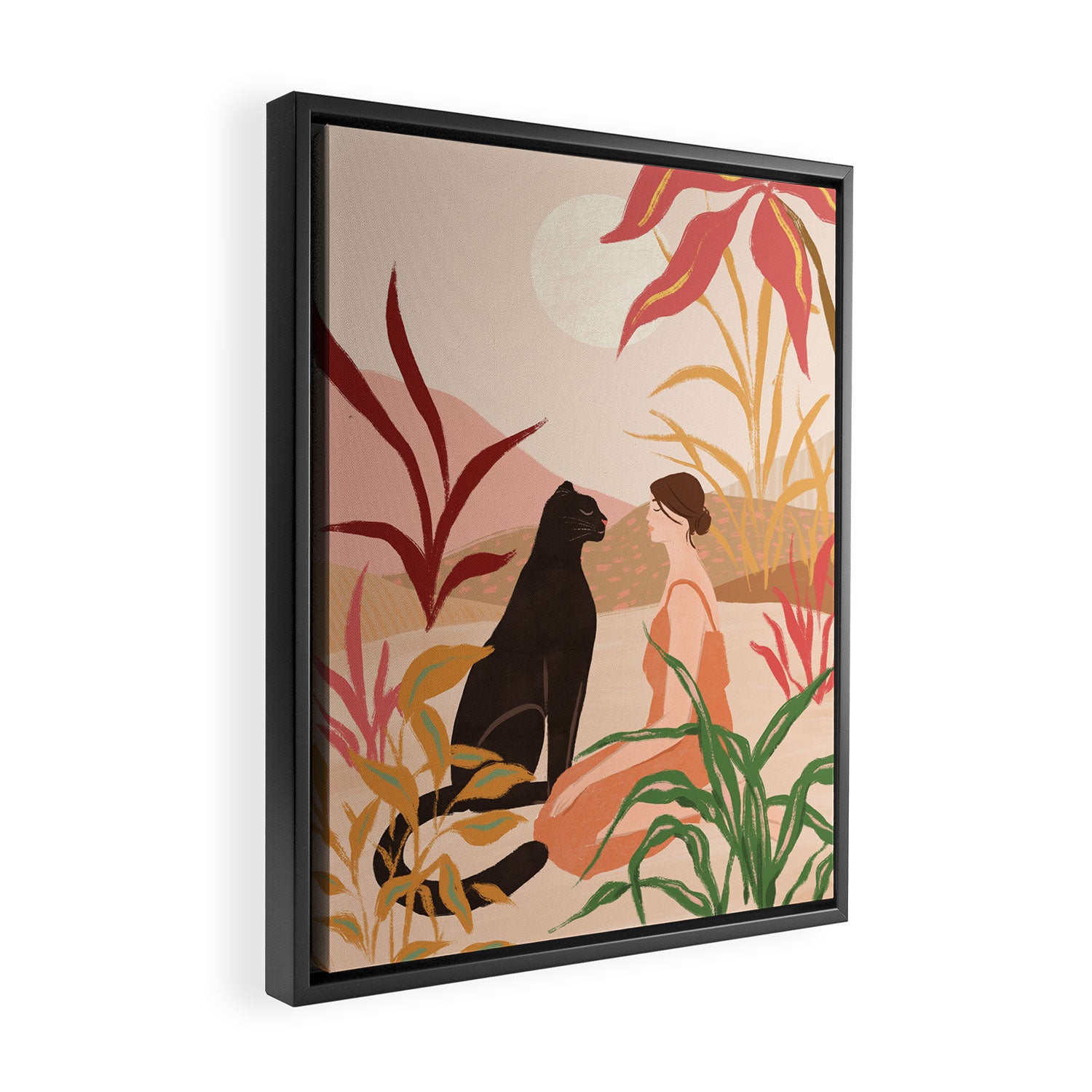 Meditation Framed Canvas Print Gallery Image 2