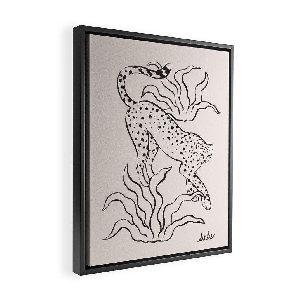 Mild Day lines Framed Canvas Print Gallery Image 2