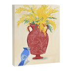 Mimosa and Blue Jay Canvas Print Gallery Image 6