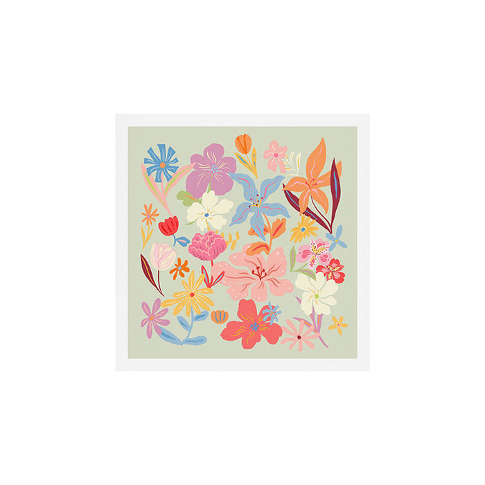 Modern Flowers Art Print Gallery Image 1