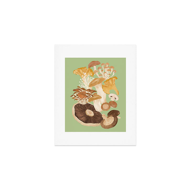 Mushrooms Art Print Gallery Image 1