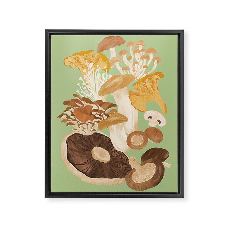 Mushrooms Framed Canvas Print Gallery Image 6