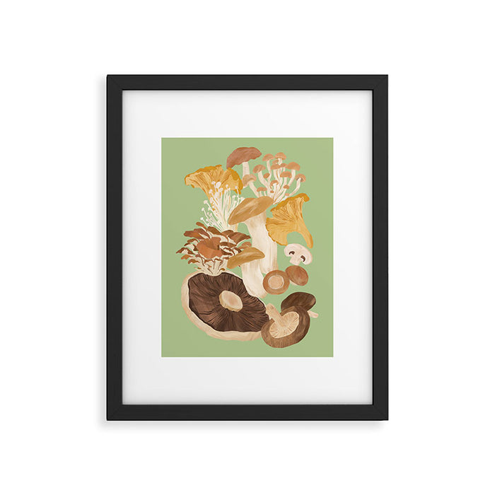 Mushrooms Framed Art Print Gallery Image 1