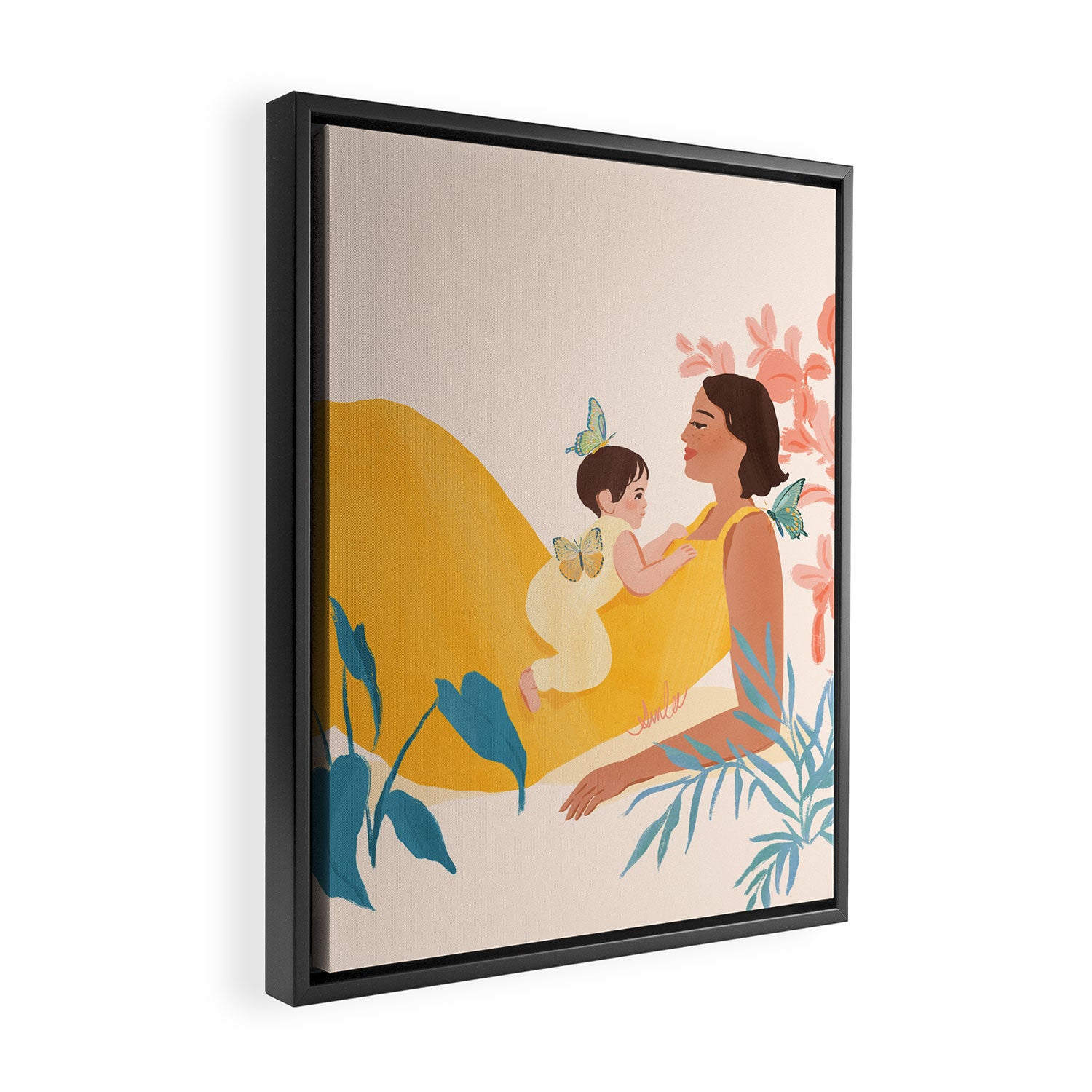 My World  Framed Canvas Print Gallery Image 2