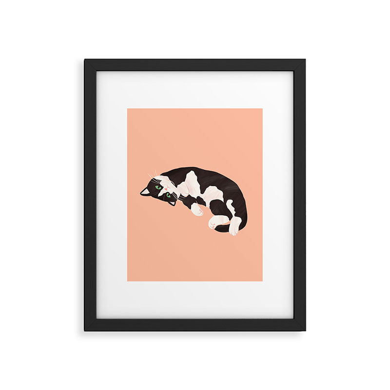 Oreo Cat Framed Art Print Gallery Image 6