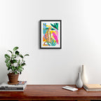 Panther in Jungle Framed Art Print Gallery Image 2