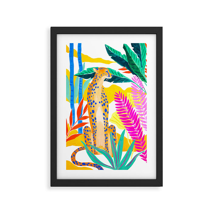 Panther in Jungle Framed Art Print Gallery Image 1