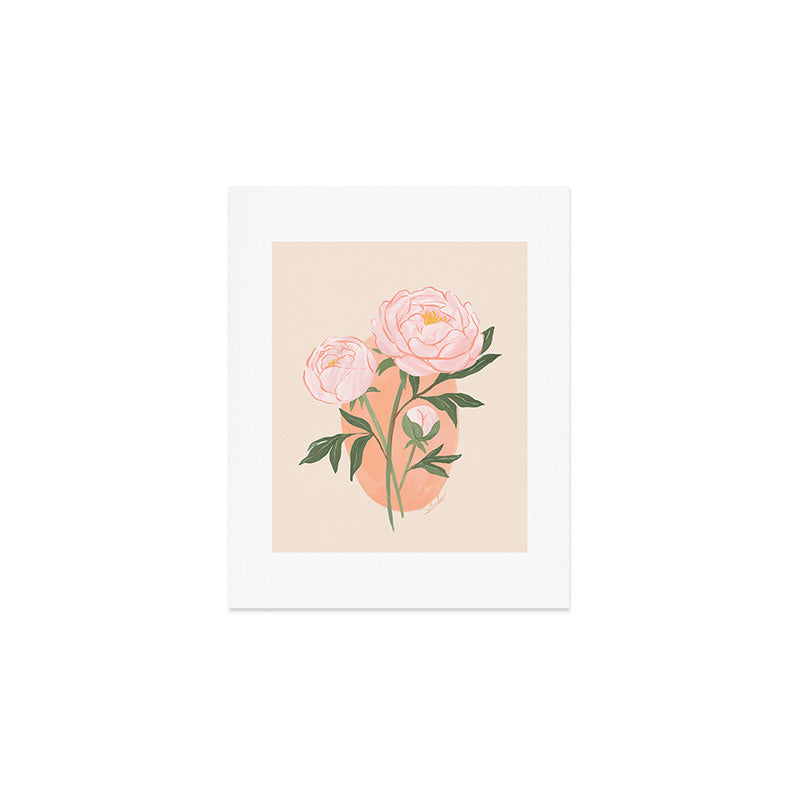 Peony Art Print Gallery Image 1