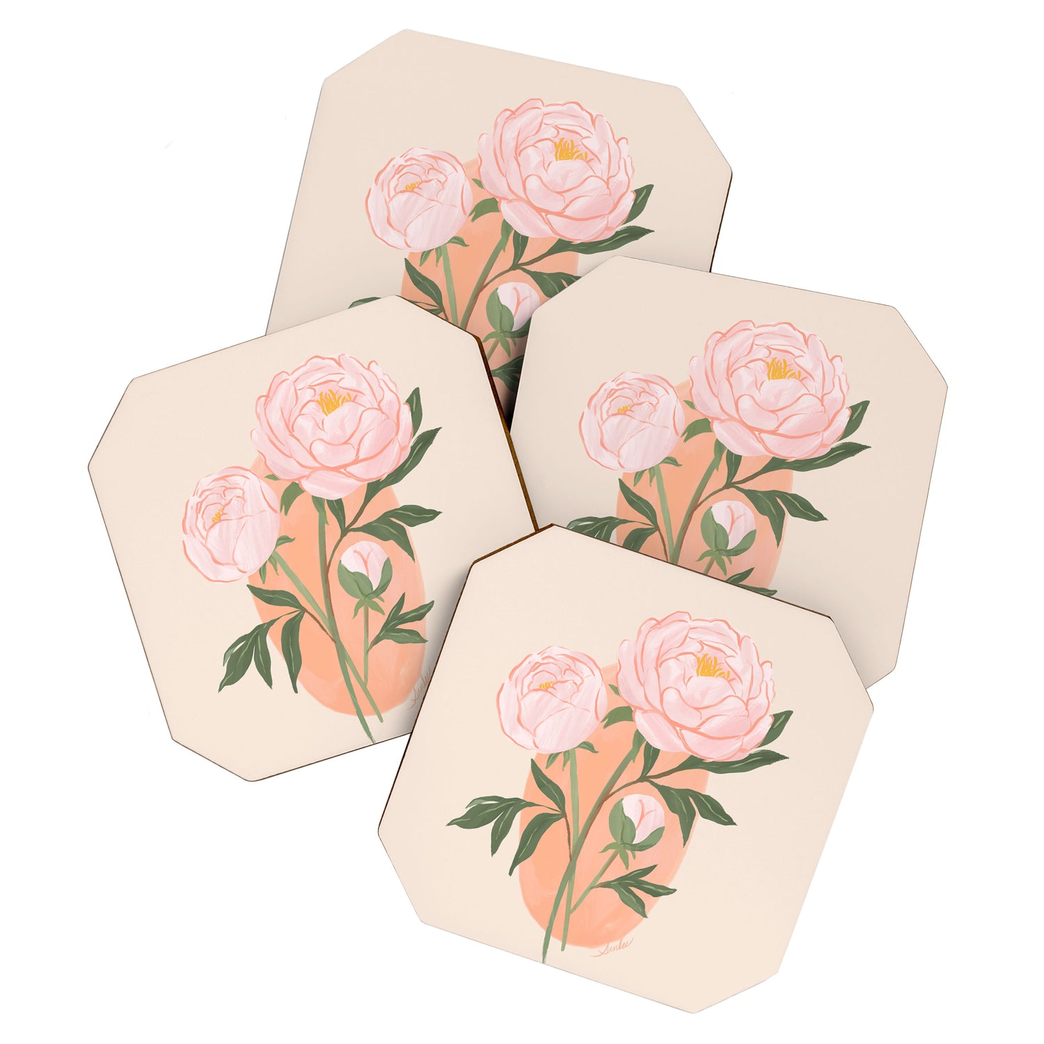 Peony Coaster Gallery Image 1