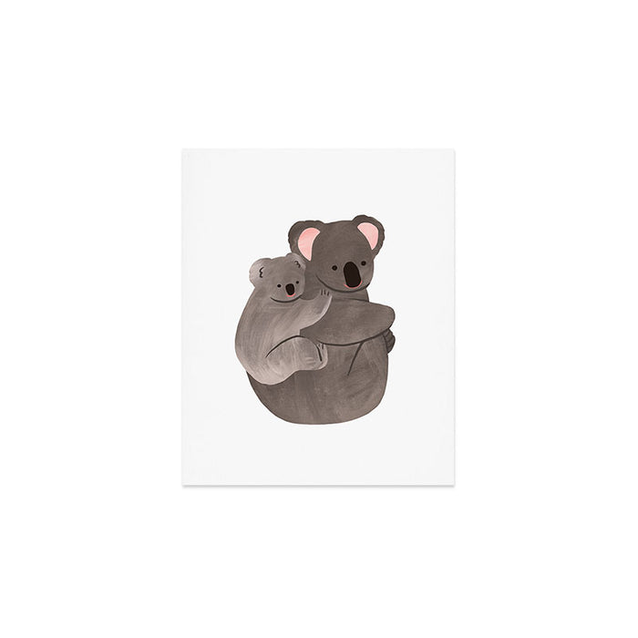 Piggyback Koala Art Print Gallery Image 1