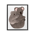 Piggyback Koala Framed Canvas Print Gallery Image 8